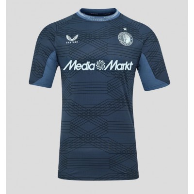 Moški Nogometni dresi Feyenoord Goncalo Borges #11 Gostujoči 2025-26 Kratek Rokav Moški Nogometni dresi Feyenoord Goncalo Borges #11 Gostujoči 2025-26 Kratek Rokav